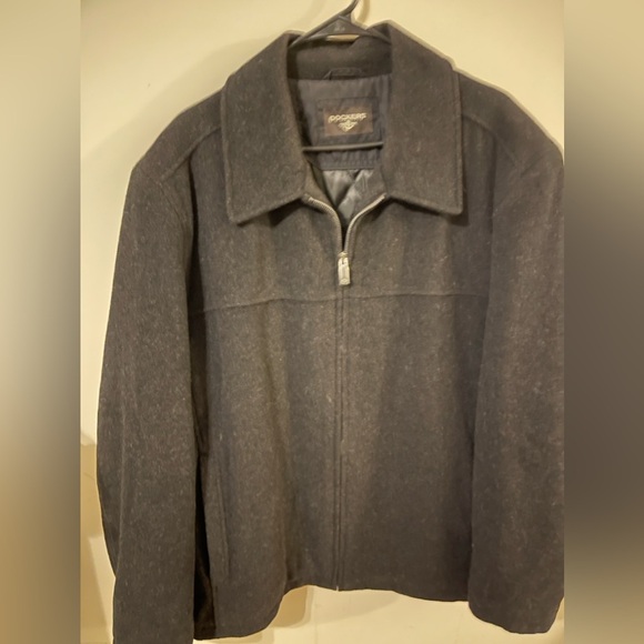 Dockers Charcoal‎ Gray Men’s wool blend coat - Picture 1 of 10